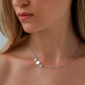 Колье из серебра