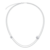 Колье из серебра