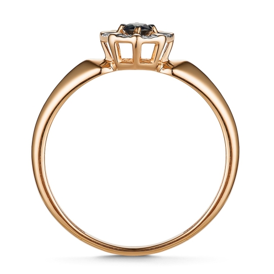 Кольцо из золота с топазами