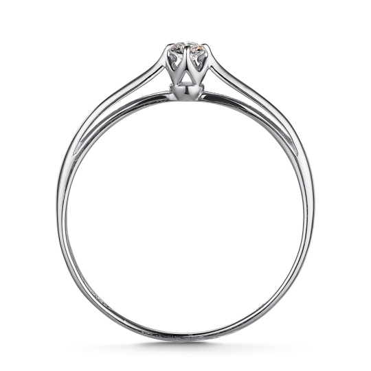 Кольцо из золота со Swarovski Zirconia