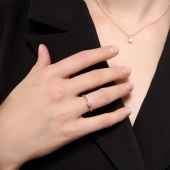 Кольцо из золота с бриллиантом 0,3 ct