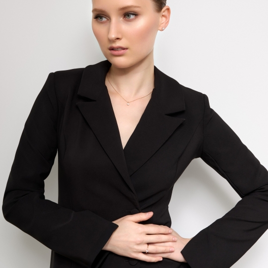 Кольцо из золота с бриллиантом 0,4 ct