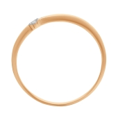 Кольцо из золота с фианитами