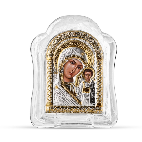 Икона-складень с образами "Казанская Божья Матерь" и "Спаситель"