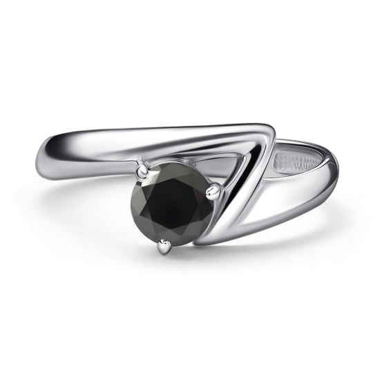Серьги из серебра с ониксами