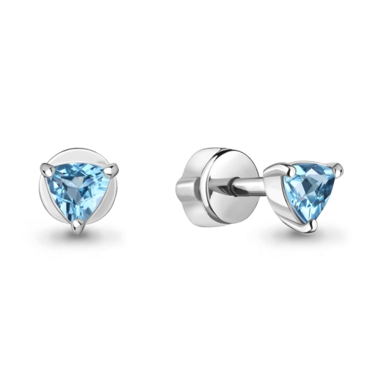 Серьги из серебра с ониксом