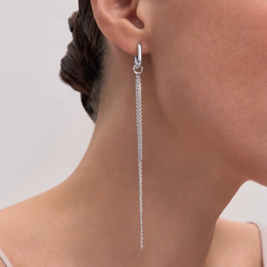 Серьги из серебра