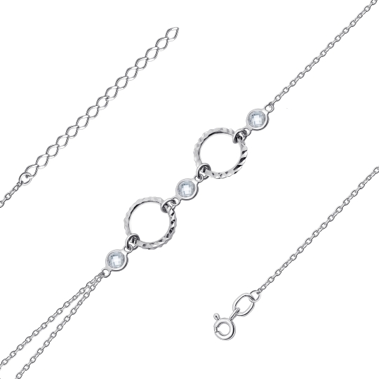 Колье из серебра