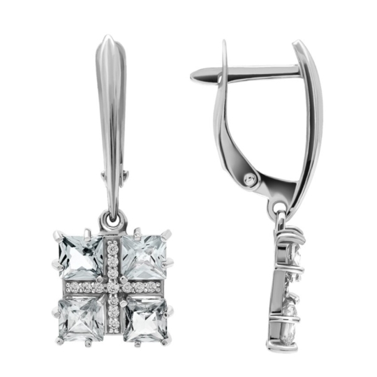 Серьги из серебра