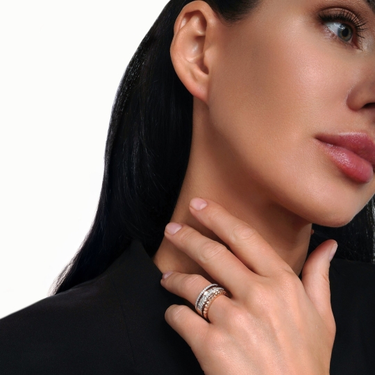 Кольцо из золота с бриллиантами