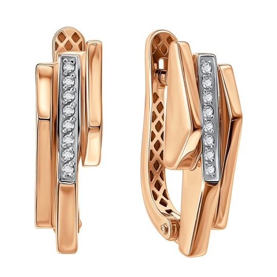 Подвеска из золота с фианитами