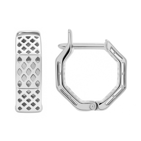 Серьги из серебра с агатами
