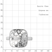 Кольцо из серебра