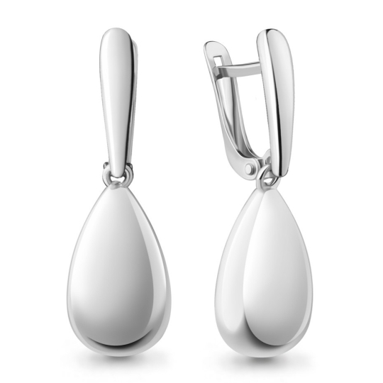 Серьги из серебра с эмалью