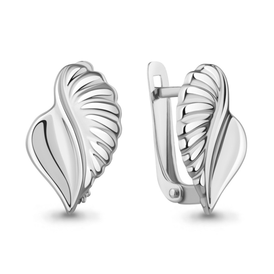 Серьги из серебра с бриллиантами