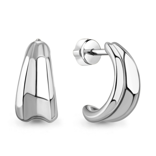 Серьги из серебра с позолотой