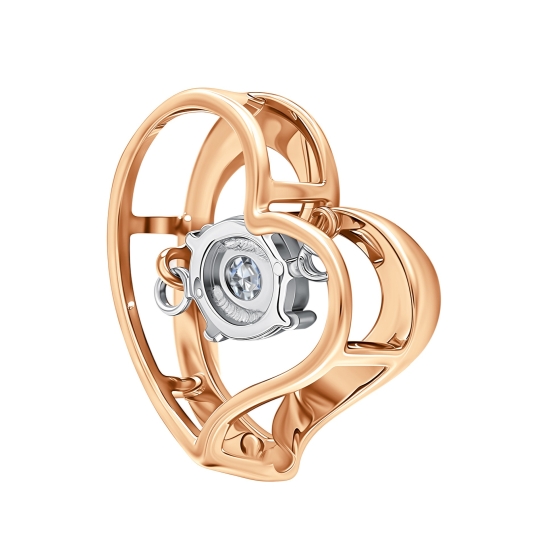 Подвеска из золота с бриллиантом