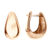 Серьги из серебра с позолотой