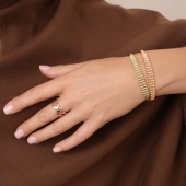 Браслет из лимонного золота