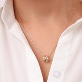 Подвеска из золота с фианитами