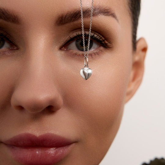 Подвеска из серебра с фианитом