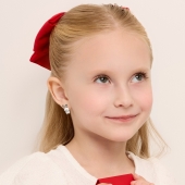 Серьги из серебра с эмалью