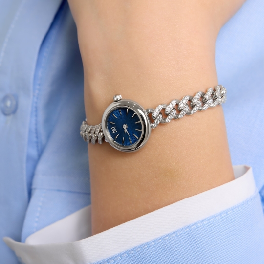 Серебряные мужские часы