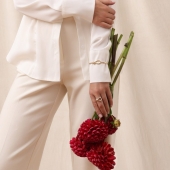 Кольцо из лимонного золота