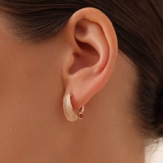 Серьги из золота с фианитами