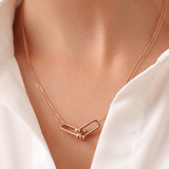 Бусы из золота с жемчугом