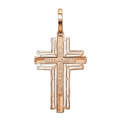 Подвеска-крест из золота