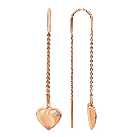 Серьги из золота с бриллиантами