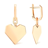 Серьги-трансформеры из золота