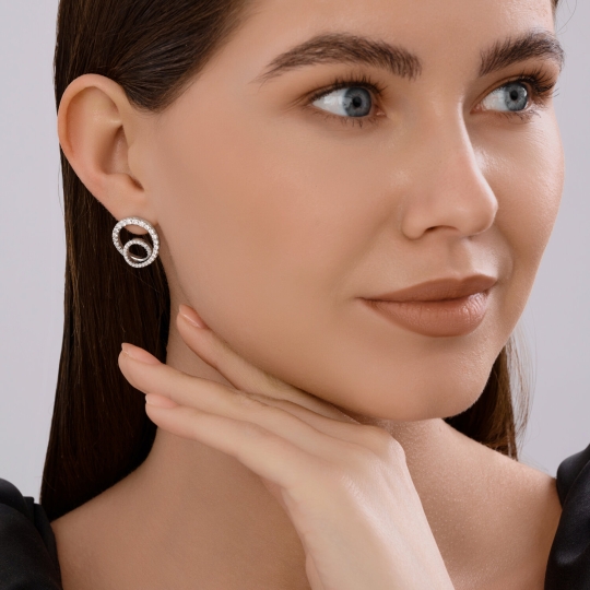 Серьги из серебра
