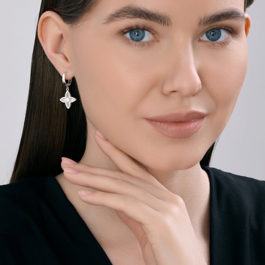 Серьги из серебра 