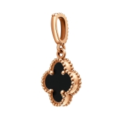 Подвеска из золота с ониксом
