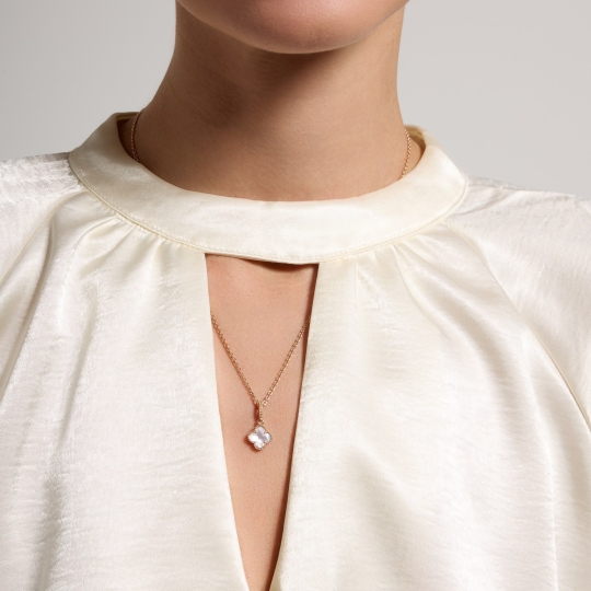 Подвеска из золота с фианитами