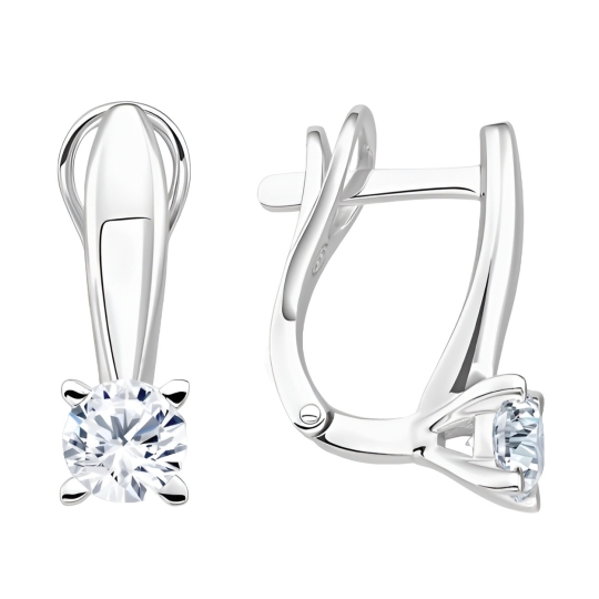 Серьги из лимонного золота