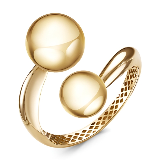 Кольцо из лимонного золота