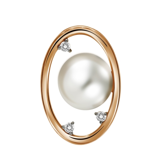 Подвеска-буква из золота с фианитами "Е" Подвеска-буква из золота с фианитами "Е"