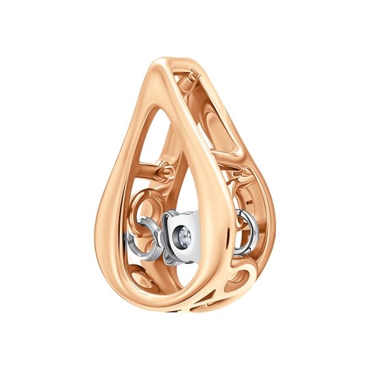 Подвеска из золота с фианитами