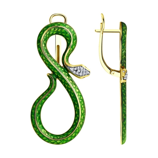 Серьги из серебра с перламутром Серьги из серебра с перламутром