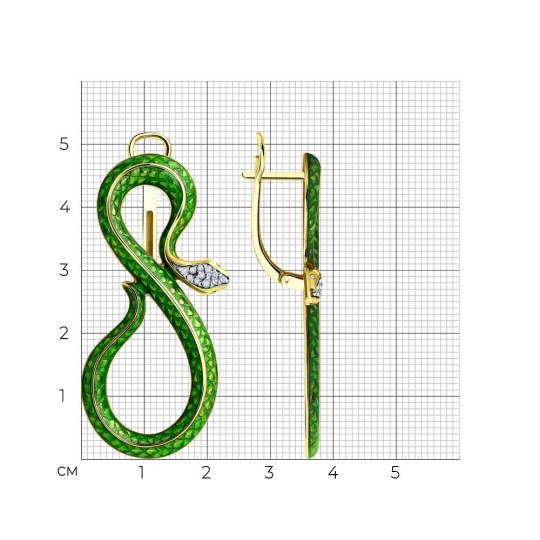 Серьги из серебра с перламутром Серьги из серебра с перламутром
