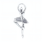 Брошь из серебра с эмалью