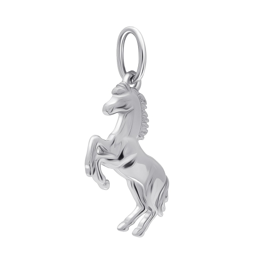 Подвеска из серебра с ляписом