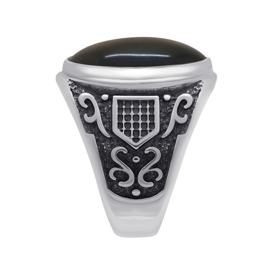 Кольцо из серебра с кварцем и фианитами Кольцо из серебра с кварцем и фианитами