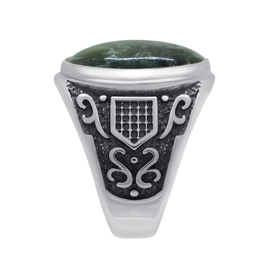 Кольцо из серебра с эмалью Кольцо из серебра с эмалью