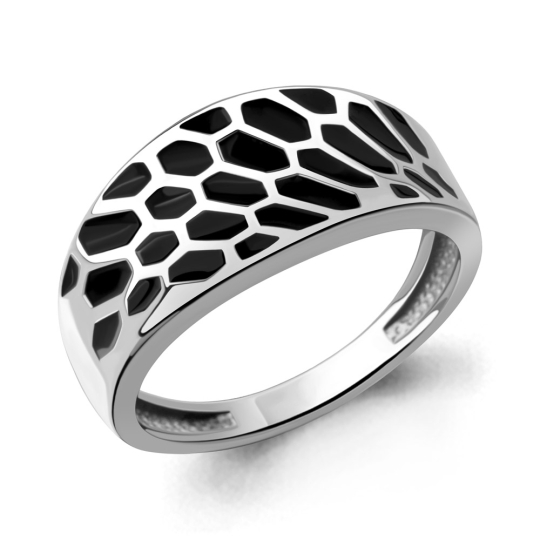 Серьги из серебра с эмалью