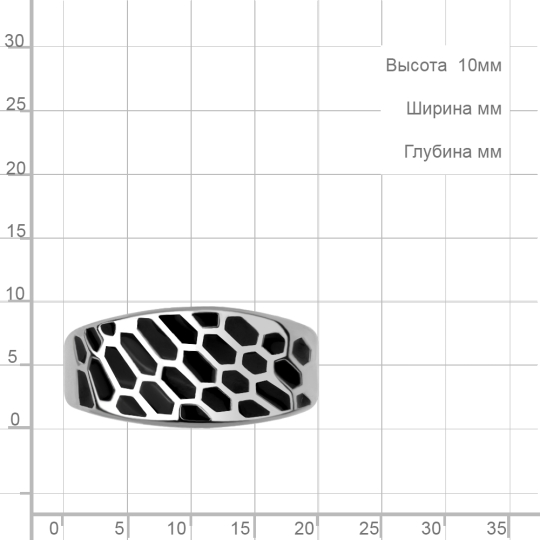 Серьги из серебра с эмалью