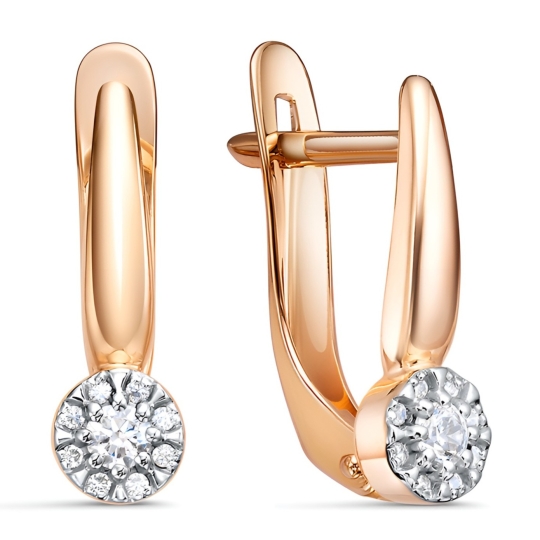 Кольцо из золота с фианитами